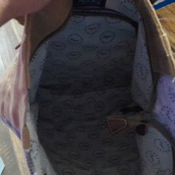 Myra Bag Camo + Foiled Cowhide Star Tote Bag - Picture 5 of 5